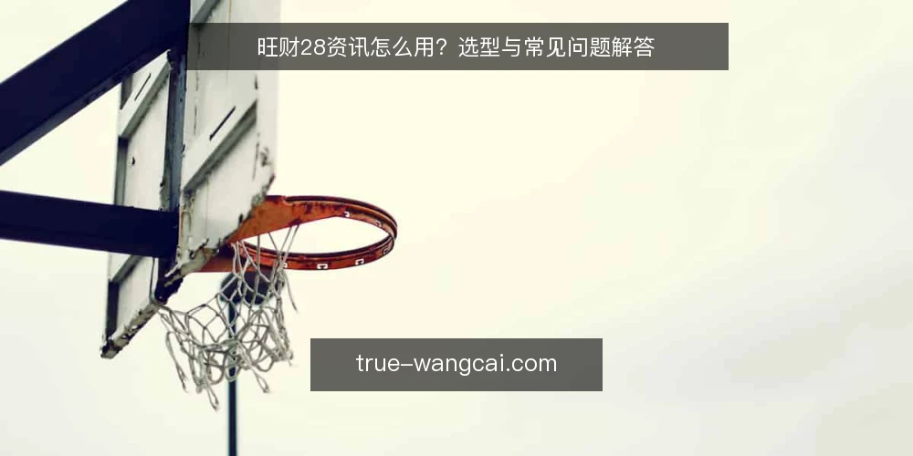 旺财28资讯怎么用?选型与常见问题解答 — 旺财28资讯的核心需求是什么? 配图