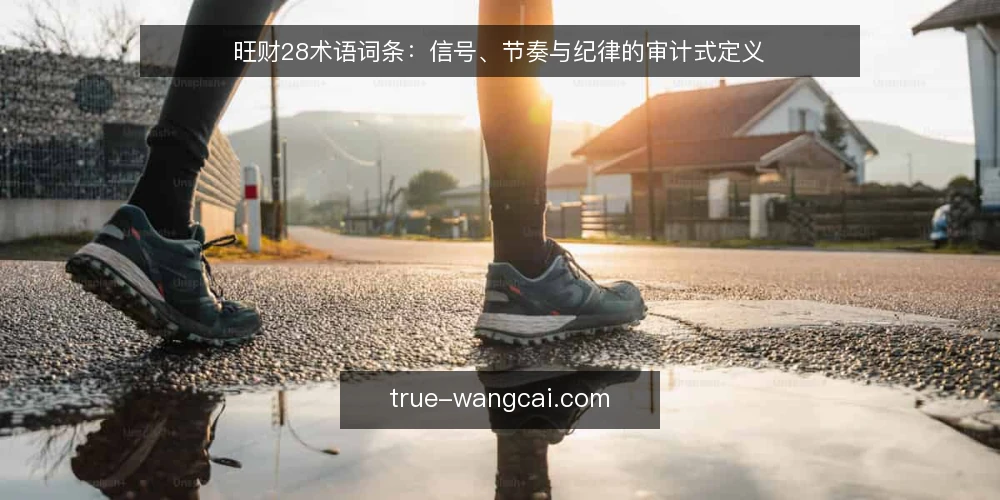 旺财28术语词条:信号、节奏与纪律的审计式定义 — 为什么现在要做术语审计 配图