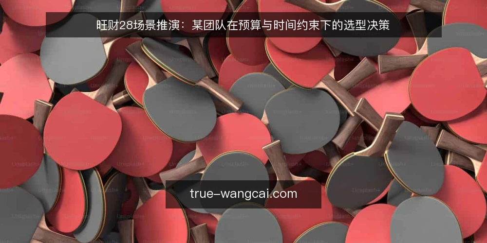 旺财28场景推演:某团队在预算与时间约束下的选型决策 — 场景与约束设定 配图